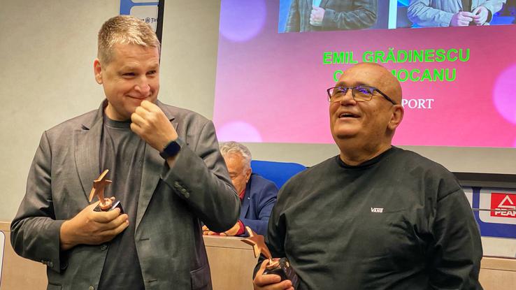Comentariu TV, Premiul „Cristian Țopescu”: Emil Grădinescu și Costi Mocanu (Prima Sport)