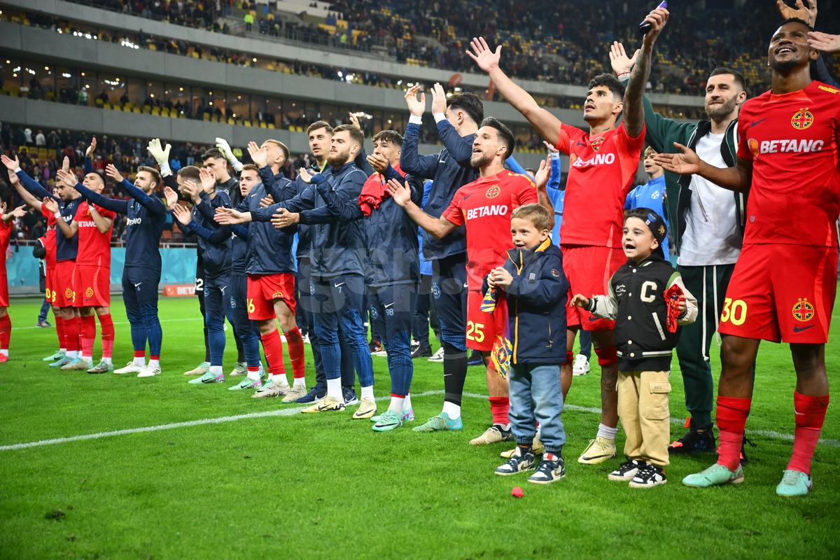 Imagini speciale pe Arena Națională, după FCSB - Rapid