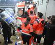 Momente neplăcute în momentul accidentării lui Hromada, din FCSB - Rapid / FOTO: Raed Krishan (GSP.ro)