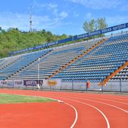 Stadionul din Râmnicu Vâlcea, la vizita Gazetei din aprilie 2024 / FOTO: Cristi Preda (GSP)