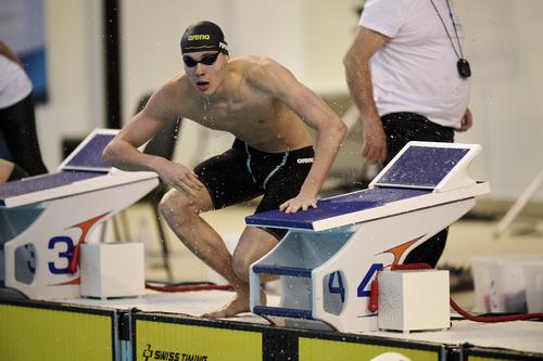 David Popovici în serii la 100 m liber FOTO Raed Krishan