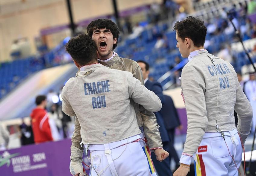 Radu Nițu, Mihnea Enache și Vlad Covaliu Foto: FIE