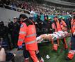 Momente neplăcute în momentul accidentării lui Hromada, din FCSB - Rapid / FOTO: Raed Krishan (GSP.ro)