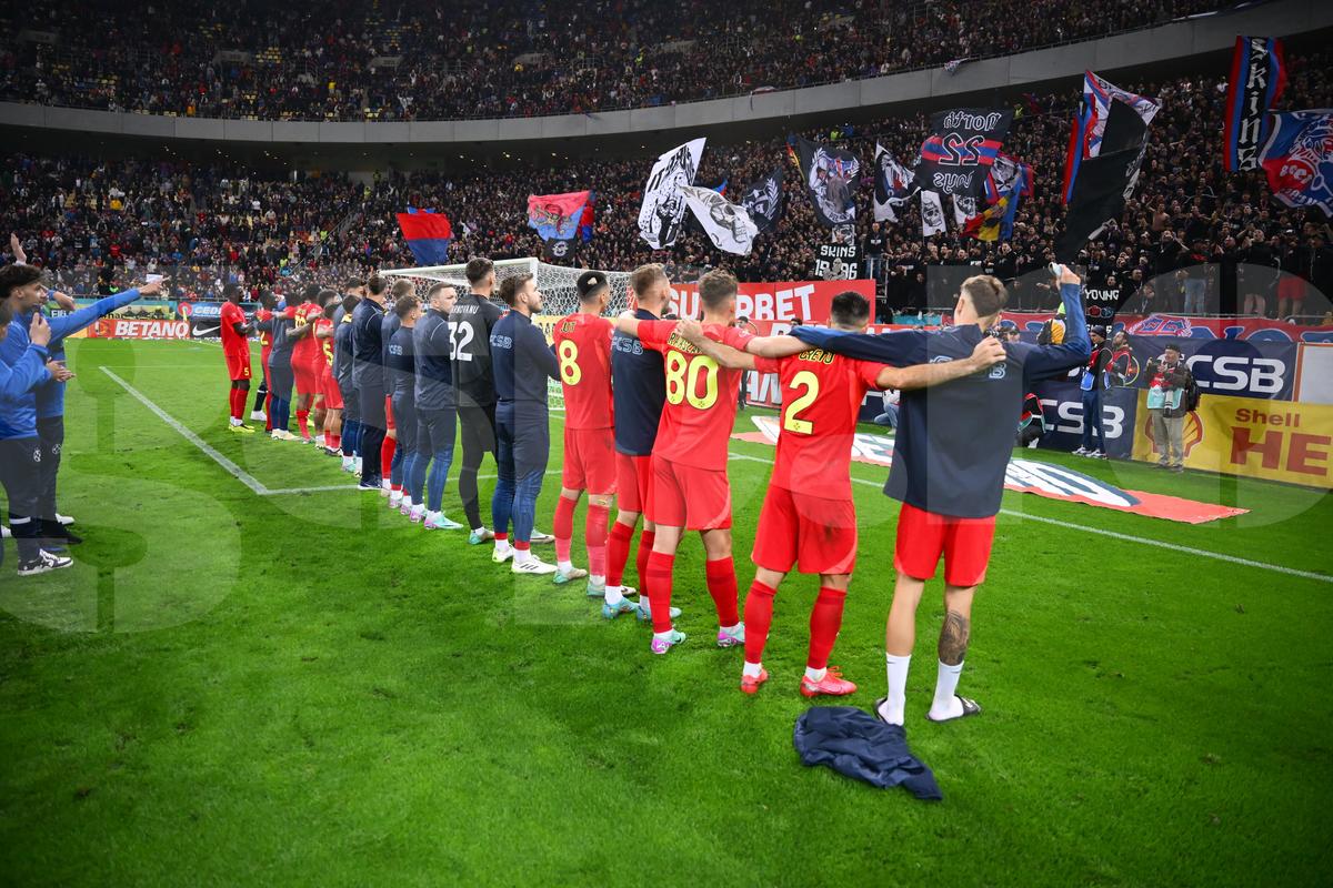 Imagini speciale pe Arena Națională, după FCSB - Rapid