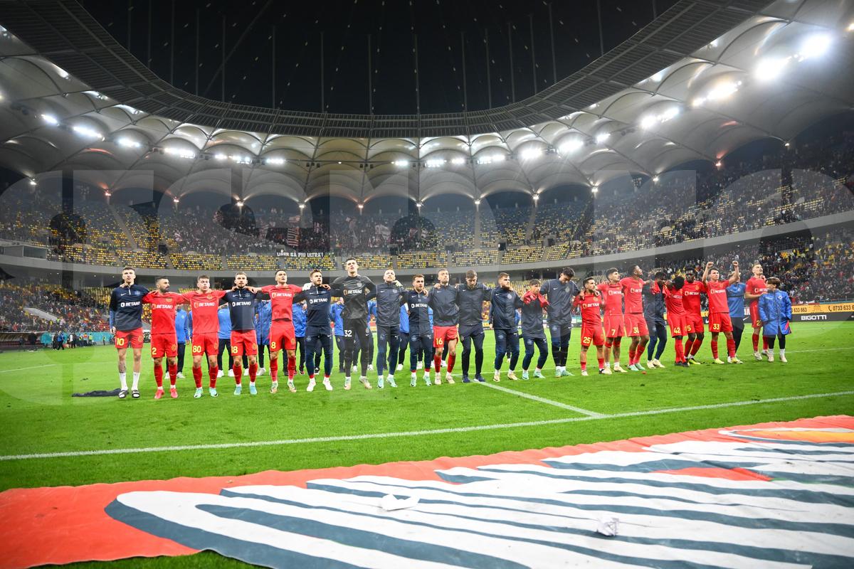 Imagini speciale pe Arena Națională, după FCSB - Rapid