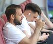 Imagini de la încălzire înainte de FCSB - CFR Cluj