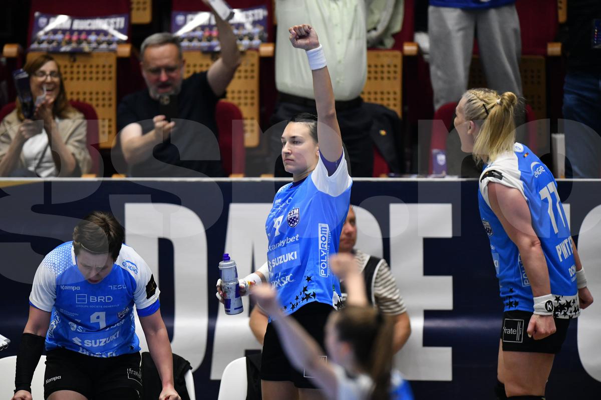 CSM București - Esbjerg, turul din sferturile Ligii Campionilor, foto: Cristi Preda