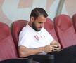 Imagini de la încălzire înainte de FCSB - CFR Cluj