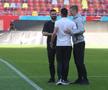Imagini de la încălzire înainte de FCSB - CFR Cluj