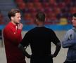 Imagini de la încălzire înainte de FCSB - CFR Cluj