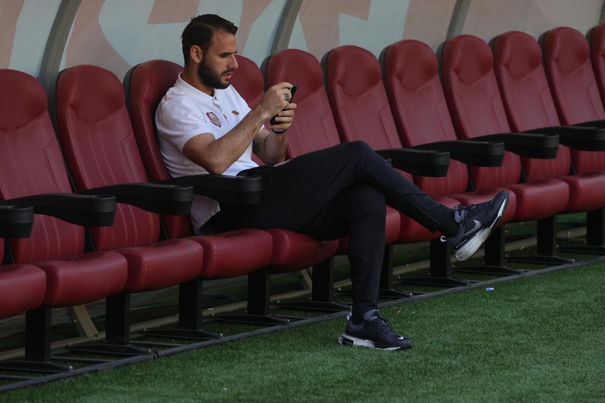 Imagini de la încălzire înainte de FCSB - CFR Cluj