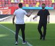 Imagini de la încălzire înainte de FCSB - CFR Cluj