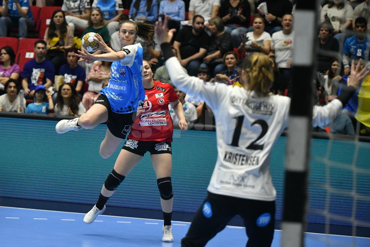 CSM București - Esbjerg, turul din sferturile Ligii Campionilor, foto: Cristi Preda