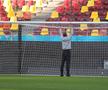 Imagini de la încălzire înainte de FCSB - CFR Cluj
