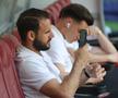 Imagini de la încălzire înainte de FCSB - CFR Cluj