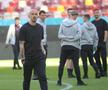 Imagini de la încălzire înainte de FCSB - CFR Cluj