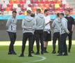 Imagini de la încălzire înainte de FCSB - CFR Cluj
