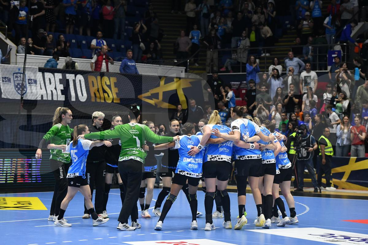 CSM București - Esbjerg, turul din sferturile Ligii Campionilor, foto: Cristi Preda