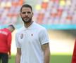 Imagini de la încălzire înainte de FCSB - CFR Cluj