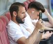 Imagini de la încălzire înainte de FCSB - CFR Cluj