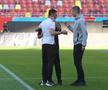 Imagini de la încălzire înainte de FCSB - CFR Cluj