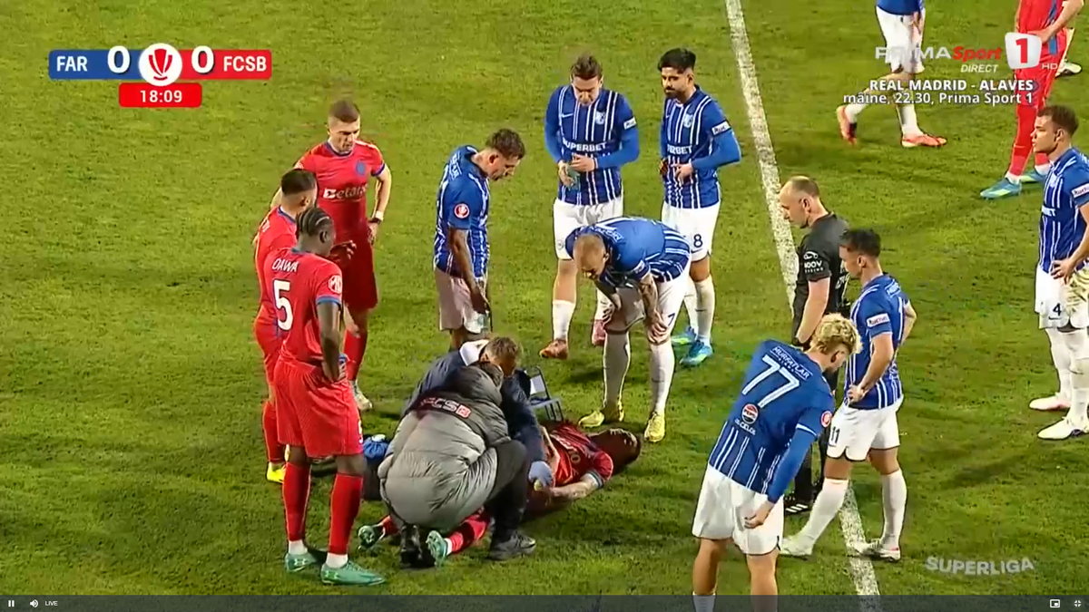 Lovitură pentru FCSB! S-a accidentat și riscă să NU mai joace în acest sezon