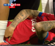 David Miculescu s-a accidentat în Farul - FCSB // FOTO: captură Prima Sport