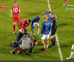 David Miculescu s-a accidentat în Farul - FCSB // FOTO: captură Prima Sport