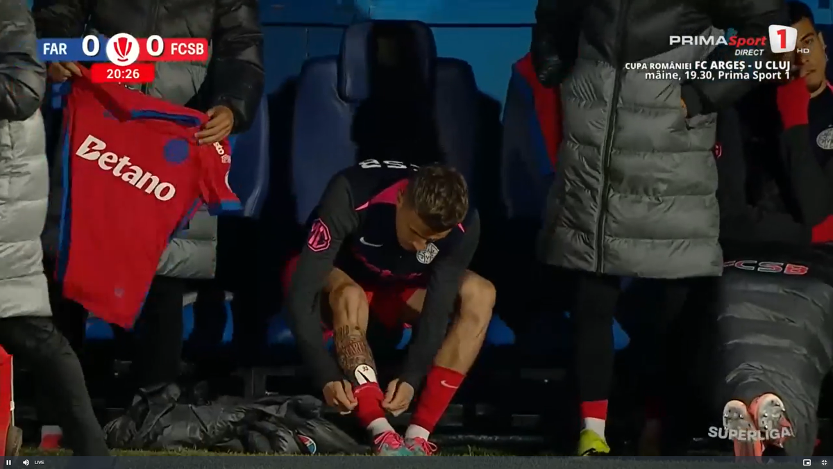 David Miculescu s-a accidentat în Farul - FCSB