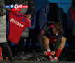 David Miculescu s-a accidentat în Farul - FCSB // FOTO: captură Prima Sport