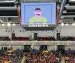 Video educativ difuzat pe cubul TeraPlast Arena, înainte și la pauza meciului Gloria Bistrița - Brest