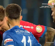 David Miculescu s-a accidentat în Farul - FCSB // FOTO: captură Prima Sport