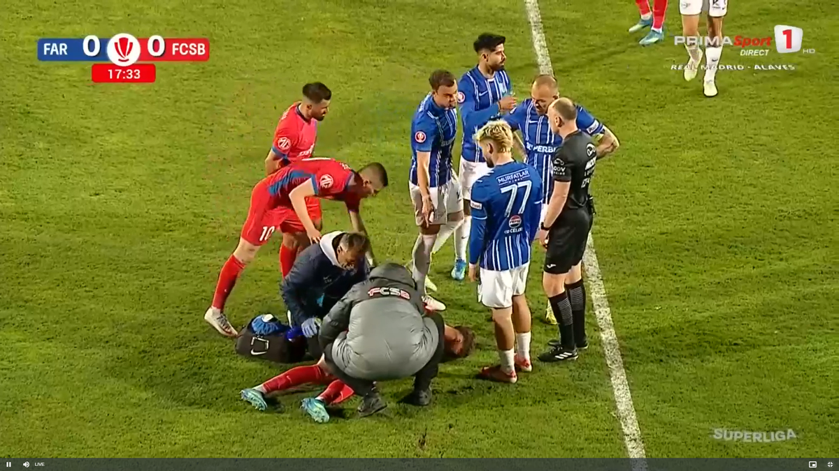 Lovitură pentru FCSB! S-a accidentat și riscă să NU mai joace în acest sezon
