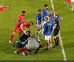 David Miculescu s-a accidentat în Farul - FCSB // FOTO: captură Prima Sport