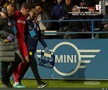 David Miculescu s-a accidentat în Farul - FCSB // FOTO: captură Prima Sport