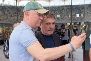Cine e fostul fotbalist care s-a pozat cu Gică Hagi la evenimentul FRF de astăzi: au intrat în vestiarul Stelei în aceeași zi