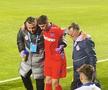 David Miculescu s-a accidentat în Farul - FCSB // FOTO: Ionuț Coman (GSP.ro)
