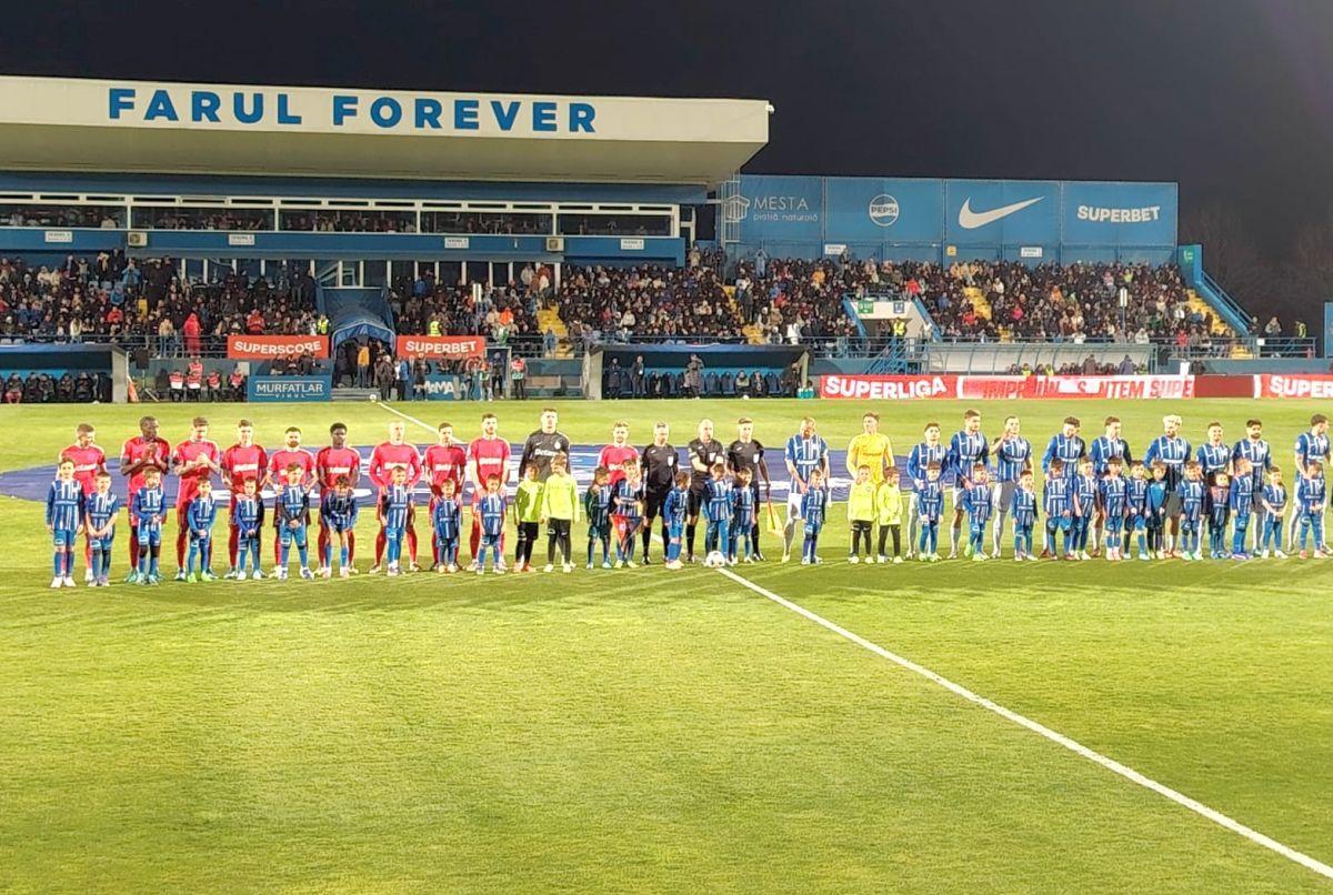 Farul Constanța - FCSB, duel tare în play-out-ul Superligii: imagini din meci