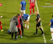 David Miculescu s-a accidentat în Farul - FCSB // FOTO: captură Prima Sport