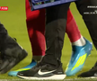 David Miculescu s-a accidentat în Farul - FCSB // FOTO: captură Prima Sport