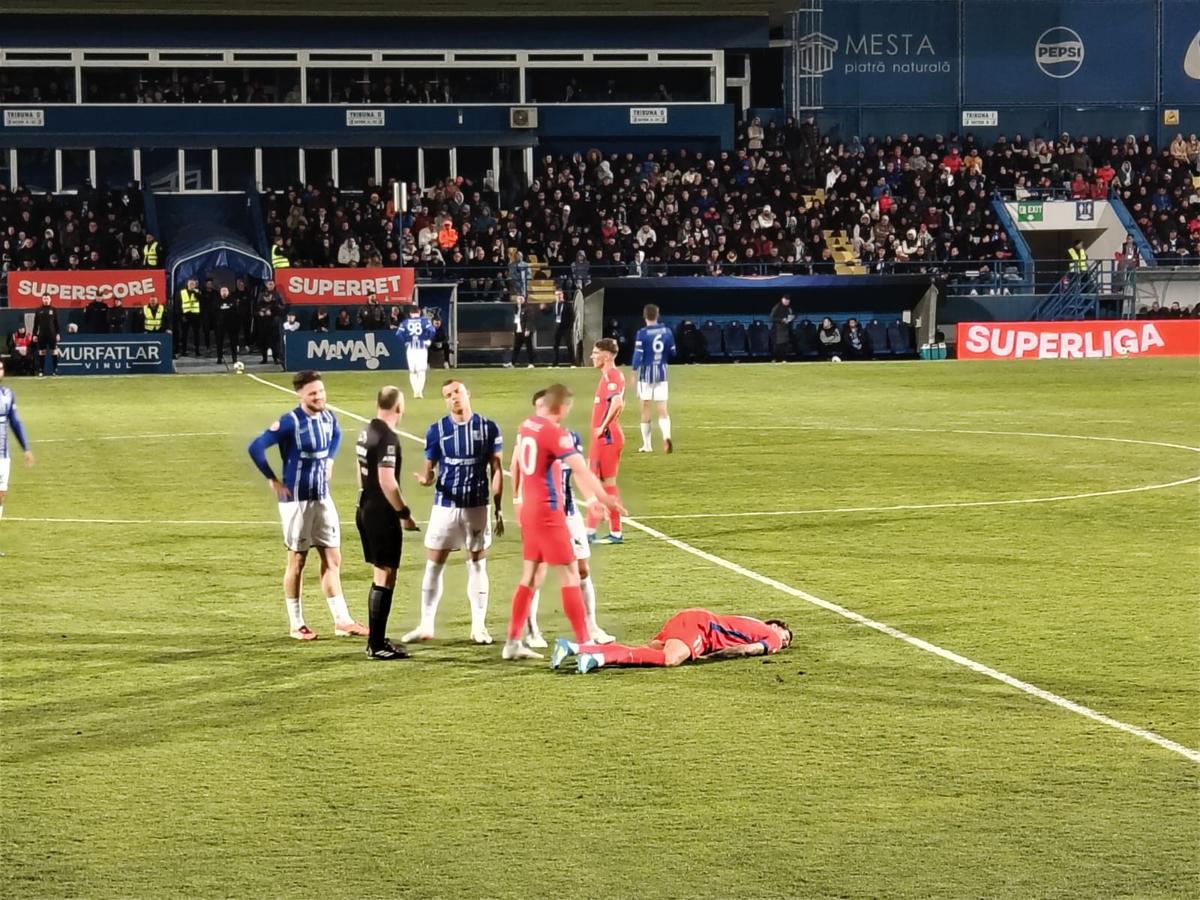 David Miculescu s-a accidentat în Farul - FCSB