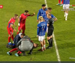 David Miculescu s-a accidentat în Farul - FCSB // FOTO: captură Prima Sport