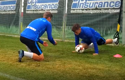 VIDEO Imagini de la antrenamentele lui FCSB » Cum se pregătesc „roș-albaștrii” de restartul Ligii 1