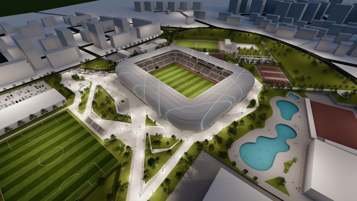 Stadion nou la Hunedoara