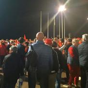 Sepsi a sărbătorit pe străzi câștigarea Cupei României / Sursă foto: Facebook@ Sepsi OSK