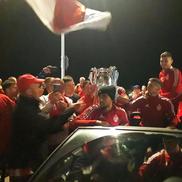 Sepsi a sărbătorit pe străzi câștigarea Cupei României / Sursă foto: Facebook@ Sepsi OSK
