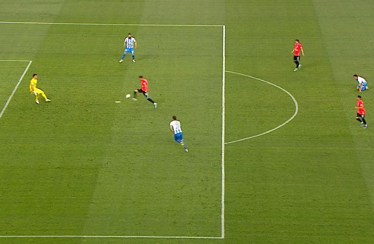 Gafă în CSU Craiova - Farul / FOTO: Capturi @Orange Sport 1