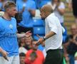 În timpul semifinalei din Champions League Manchester City - Real Madrid 4-0 (5-1 la general), Kevin De Bruyne (31 de ani) și-a înfruntat antrenorul. Pep Guardiola (52) susține însă că nu e nicio problemă între cei doi.