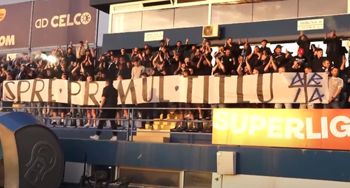 Galeria Farului și-a făcut apariția la antrenamentul dobrogenilor de dinaintea partidei cu FCSB.