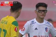 Avem un Davids în Liga 1 » A debutat la 16 ani și joacă purtând ochelari de vedere